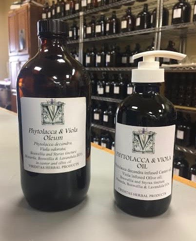 Viriditas: Phytolacca & Viola Oleum (breast oil)