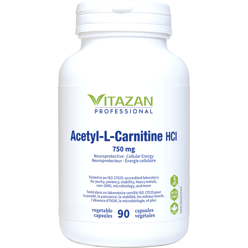 Vitazan: Acetyl-L-Carnitine HCl 750mg - 90c