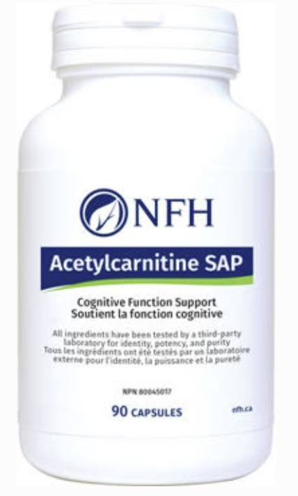 Acetylcarnitine SAP - 90 capsules par NFH