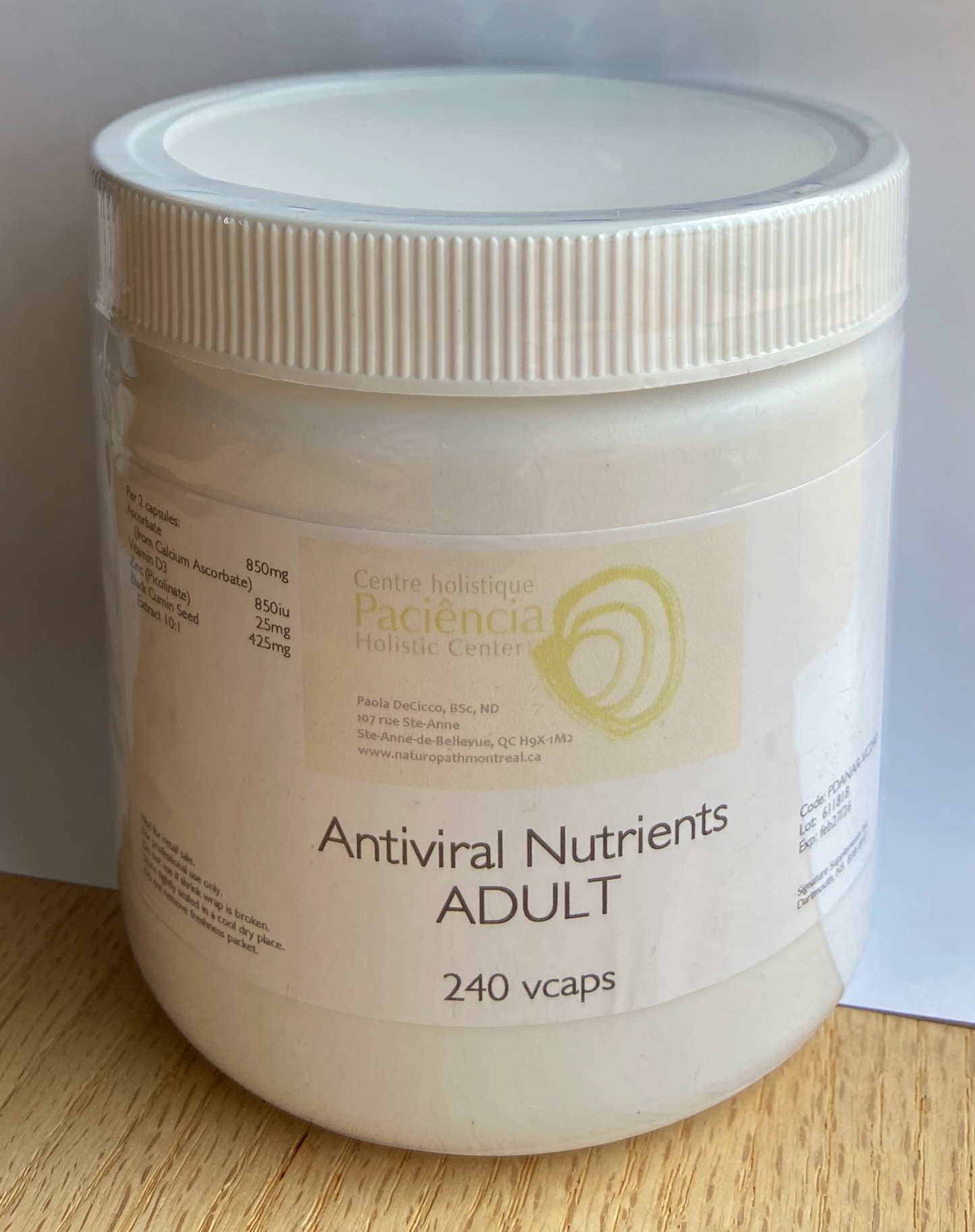 Signature Supplements: Antiviral Nutrients ADULT - 240c