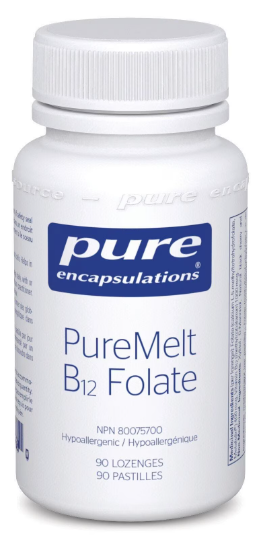 Pure Encapsulations: PureMelt B12 Folate - 90 lozenges