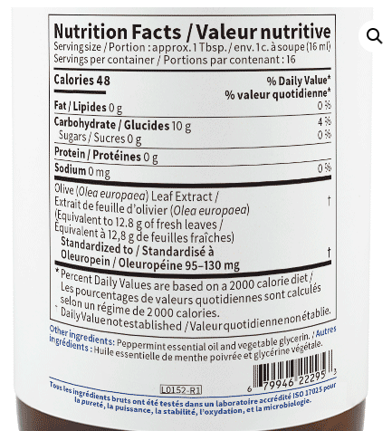 Vitazan: Olive Leaf Extract