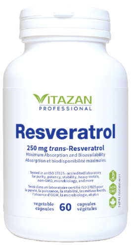 Resveratrol 250 mg - 60 capsules végétales par Vitazan