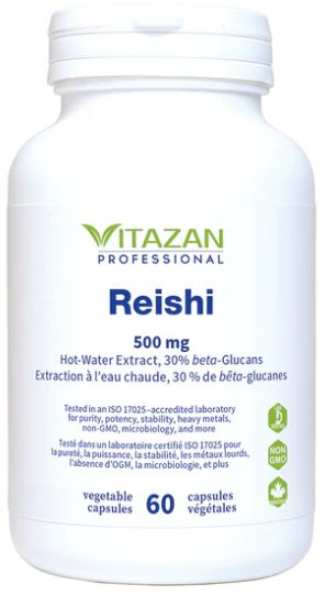 Reishi 500 mg - 60 capsules végétales par Vitazan