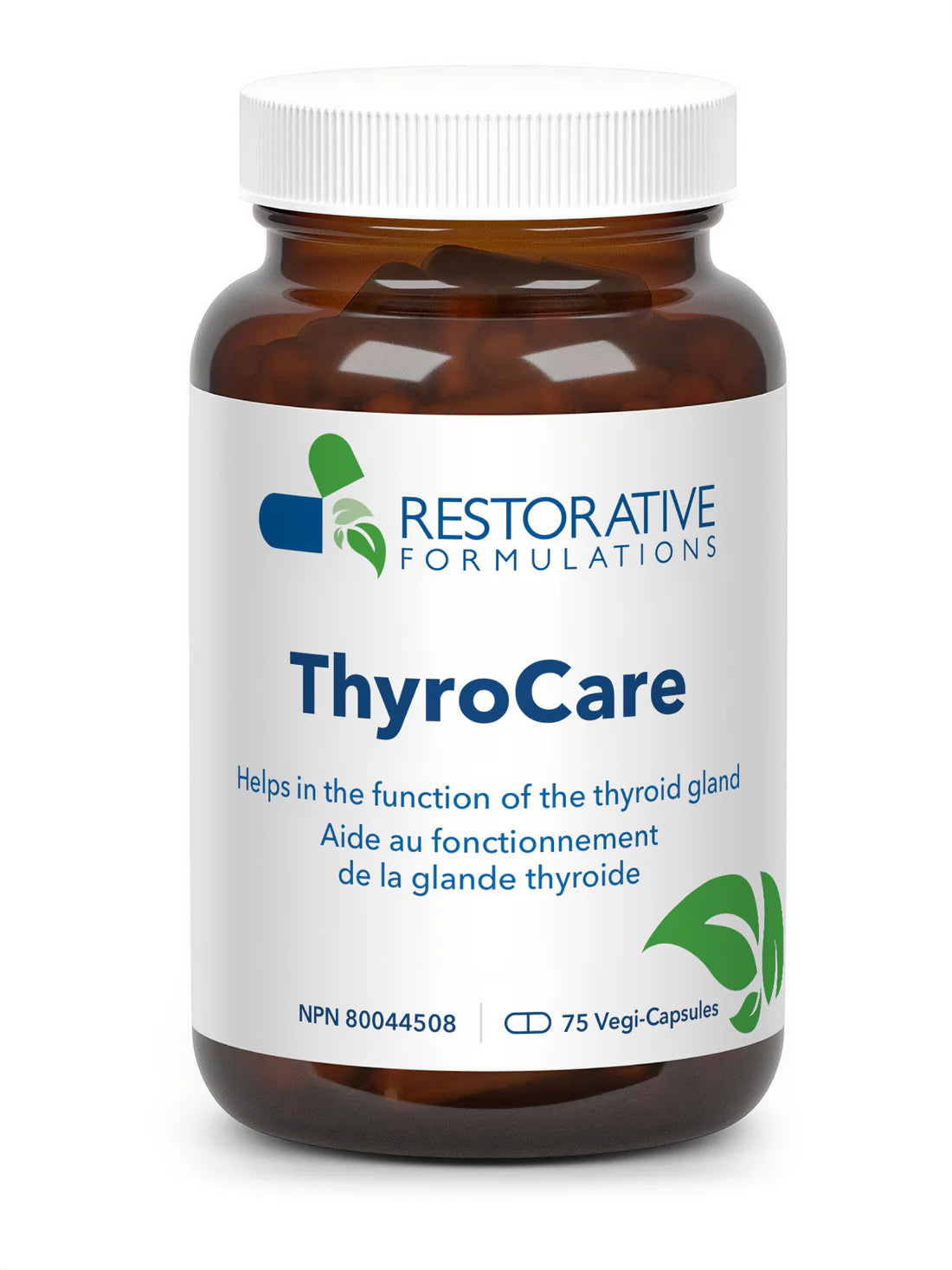 ThyroCare - 75 capsules végétales par Restorative Formulations