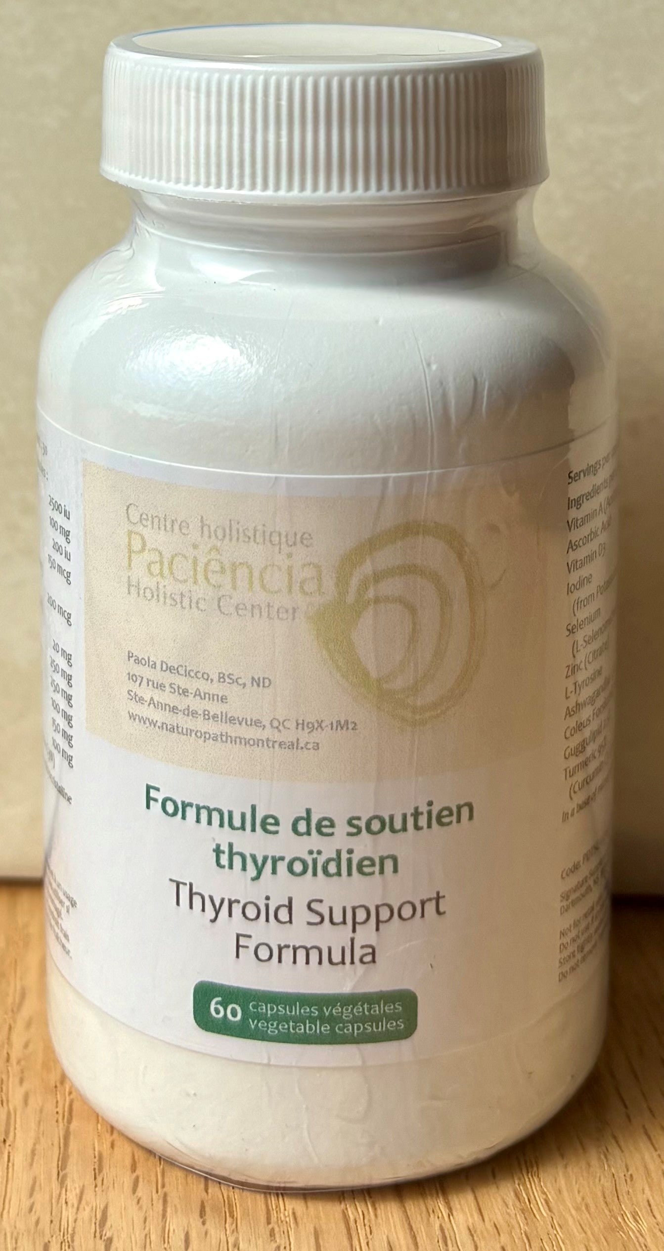 Formule de soutien thyroïdien - 60 capsules végétales par Signature Supplements