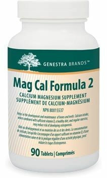 Mag Cal Formula 2 - 90 comprimés par Genestra