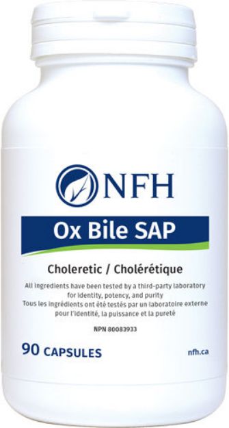 Ox Bile SAP - 90 capsules par NFH