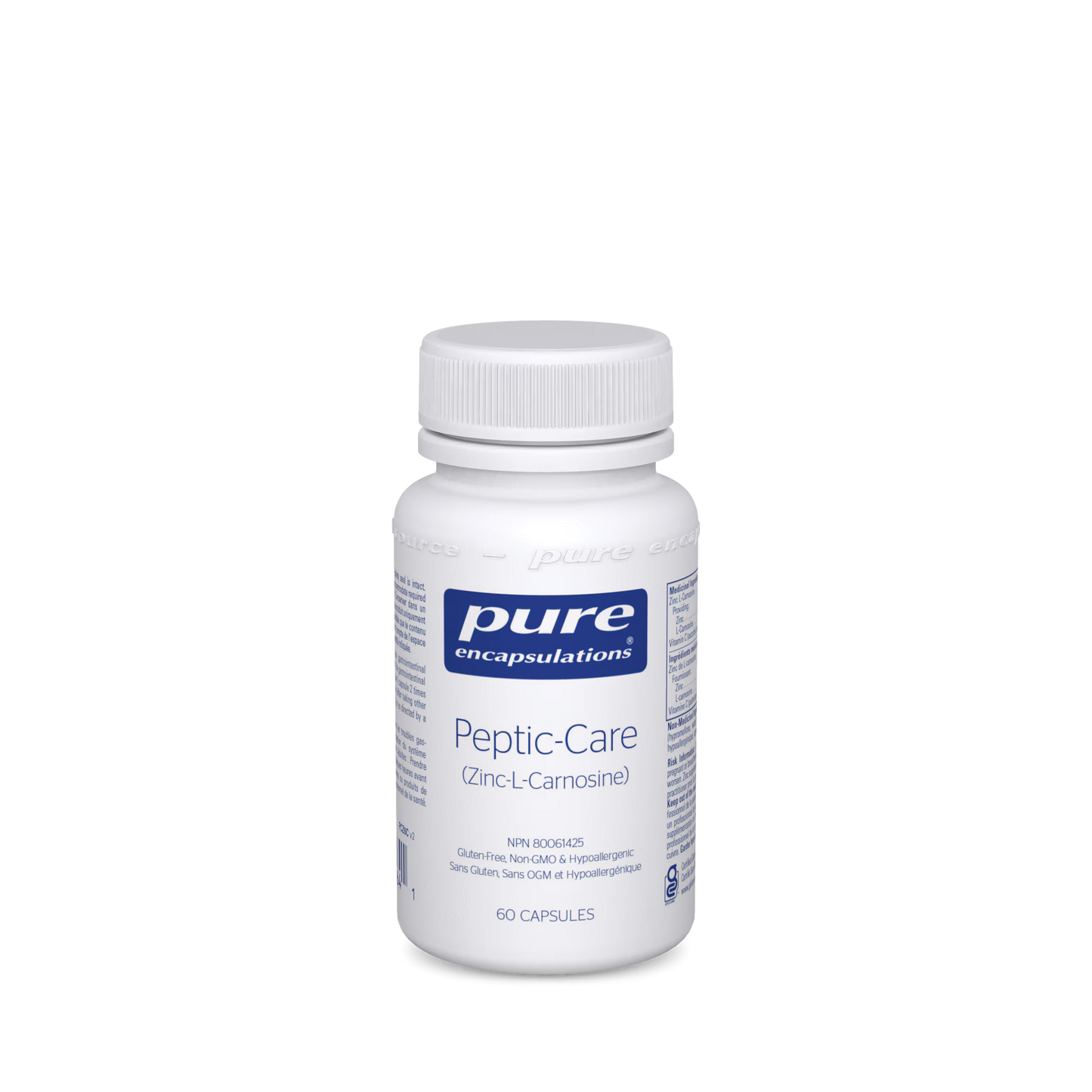 Peptic-Care (Zinc-L-Carnosine) - 60 capsules par Pure Encapsulations