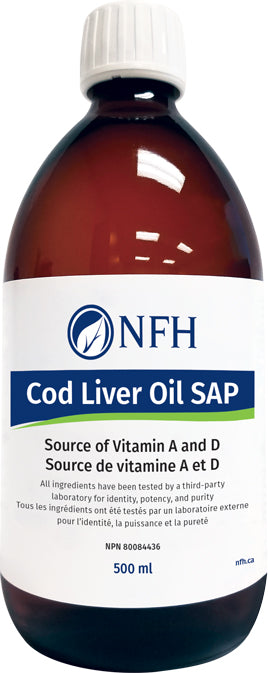 Cod Liver Oil SAP - 500 ml par NFH