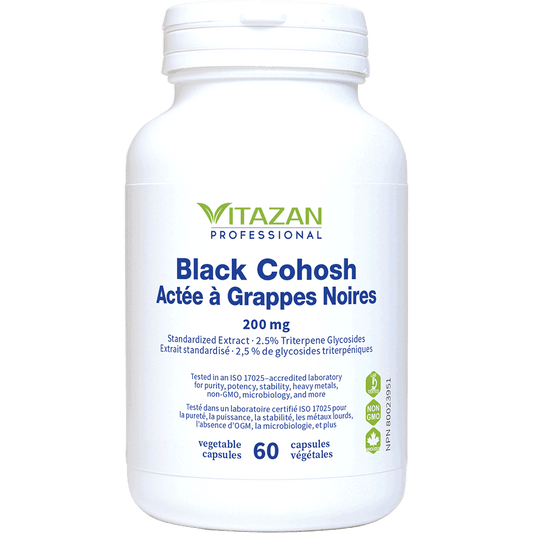 Actée à Grappes Noires 200 mg - 60 capsules végétales par Vitazan