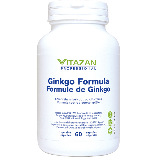 Formule de Ginkgo - 60 capsules végétales par Vitazan