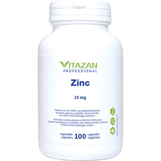 Vitazan: Zinc 25mg - 100c