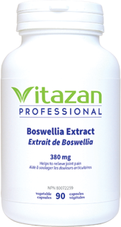 Extrait de Boswellia 380 mg - 90 capsules végétales par Vitazan