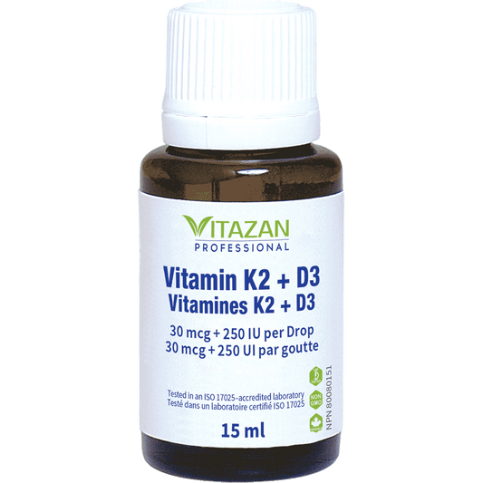 Vitazan: Vitamin K2 + D3 - 15ml