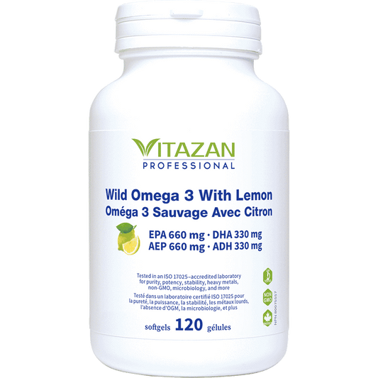 Vitazan: Wild Omega 3 with Lemon - 120c