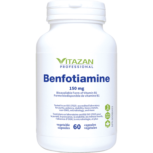 Benfotiamine 150 mg - 60 capsules végétales par Vitazan