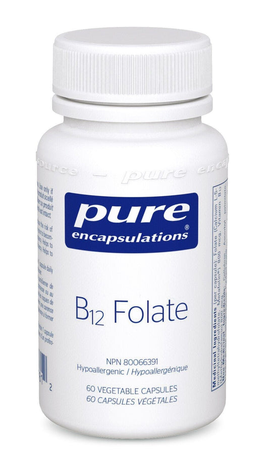 B12 Folate - 60 capsules végétales par Pure Encapsulations
