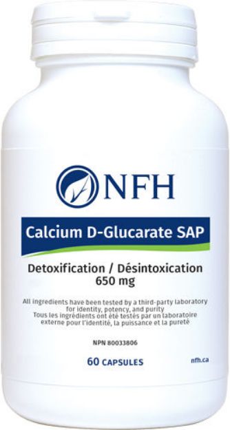 Calcium D-Glucarate SAP - 60 capsules par NFH