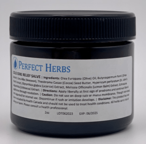 Cold Sore Relief (Soulagement des boutons de fièvre) - 2oz par Perfect Herbs