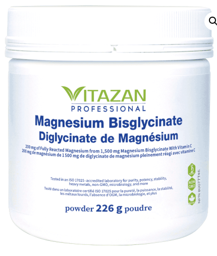 Vitazan: Magnesium Bisglycinate Powder - 226g