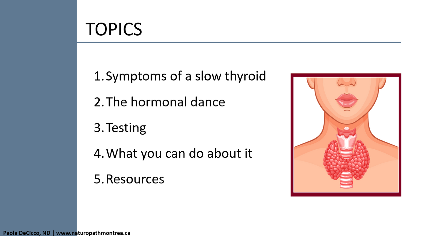 Welltalks : Comprendre votre thyroïde