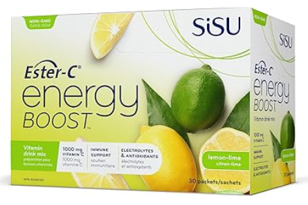 SISU: Ester C - Energy Boost - lemon-lime - 30 packets