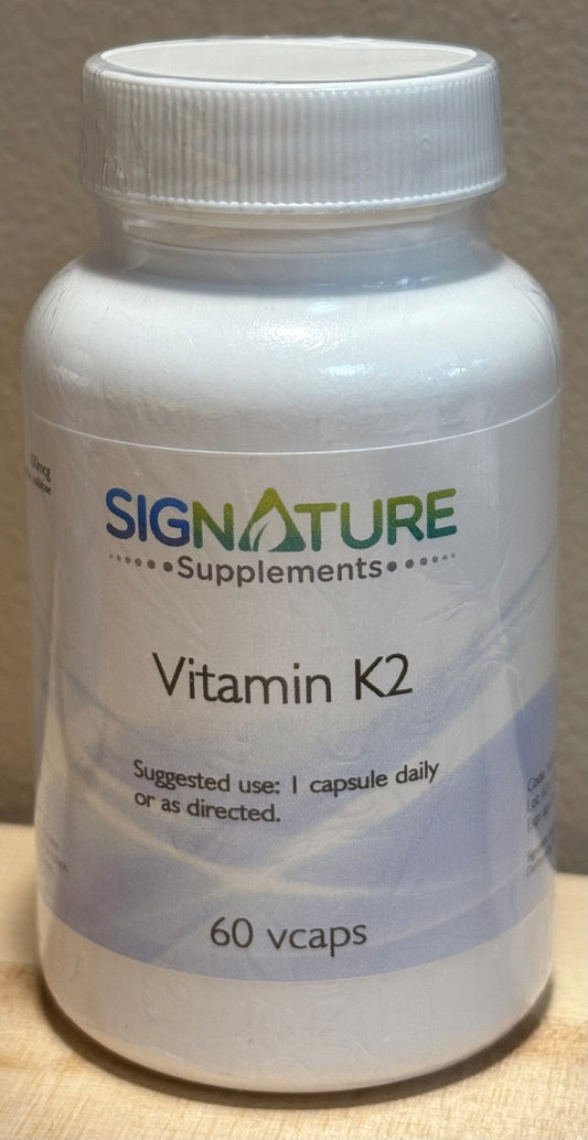 Vitamin K2 100 mcg - 60 capsules végétales par Signature Supplements