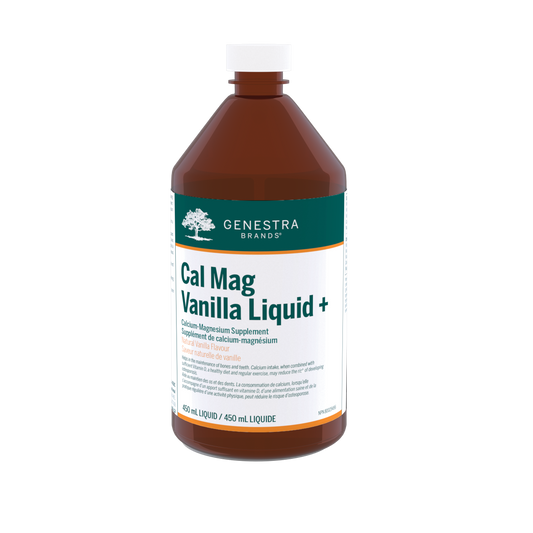 Genestra: Cal Mag Vanilla Liquid + - 450ml