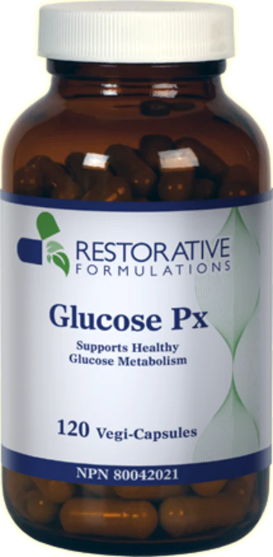 Glucose PX - 120 capsules végétales par Restorative Formulations