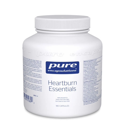 Heartburn Essentials - 180 capsules par Pure Encapsulations