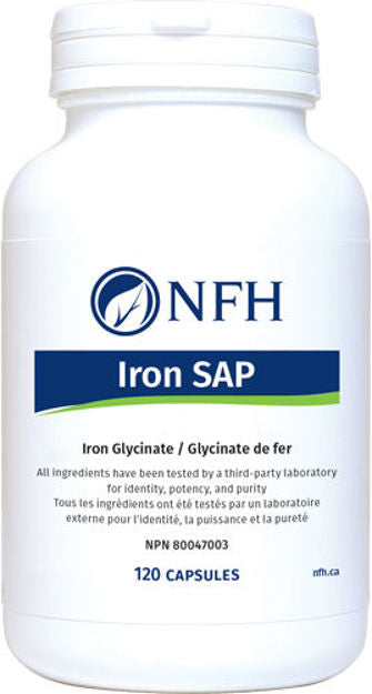 Iron SAP - 120 capsules par NFH