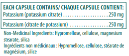 Potassium Citrate - 60c