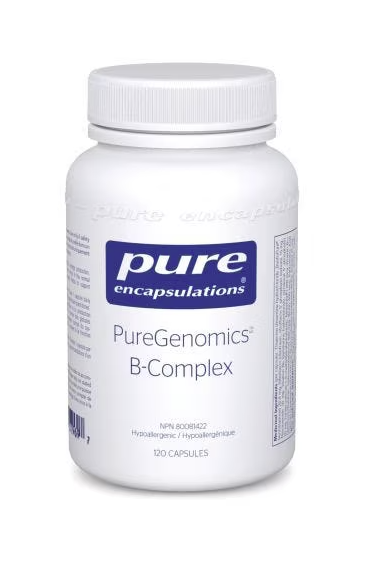PureGenomics B-Complex - 120 capsules par Pure Encapsulations